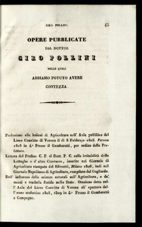 Opere Pubblicate