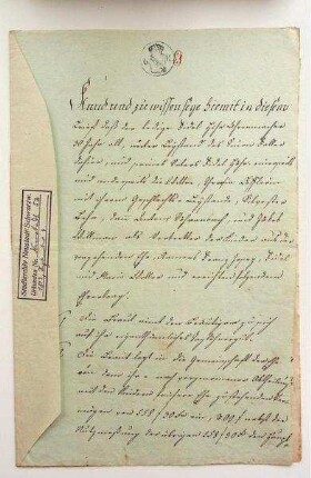 Heiratsbrief Fidel Höhr