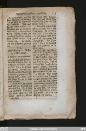 336. Betrachtung der künftigen Verdamniß.