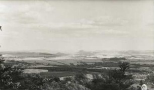 Sächsische Schweiz. Ansicht vom Borsberg (von Nordwest)