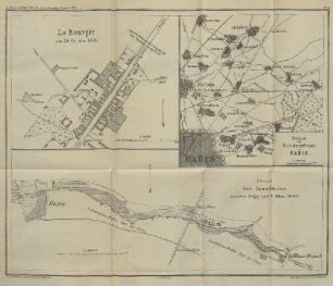 Karte: Le Bourget am 30. October 1870