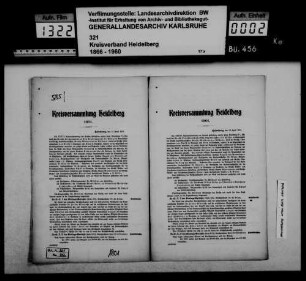 Kreisversammlung Heidelberg 1901