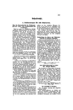 Schulrecht
