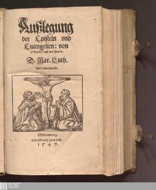 Außlegung der Episteln vnd Euangelien: von Ostern bis auff das Aduent