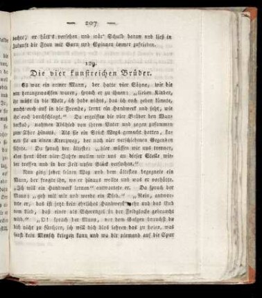 Die vier kunstreichen Brueder