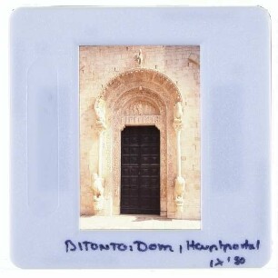 Bitonto, Kathedrale : Hauptportal