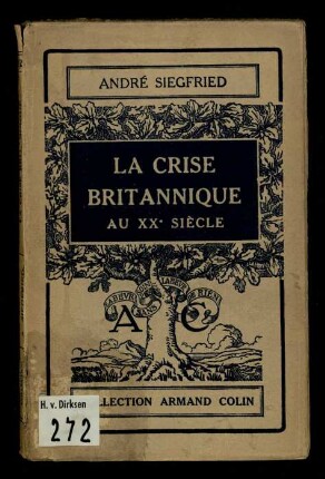 La crise britannique au XXe siècle