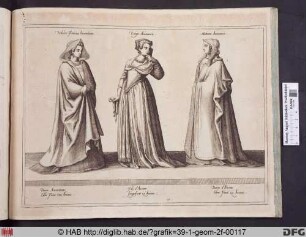 Nobilis Faemina Anconitana. Virgo Anconensis. Matrona Anconensis.