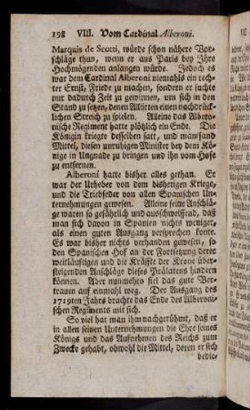 198-208, Alberoni hatte bisher alles gethan. Er war der ...