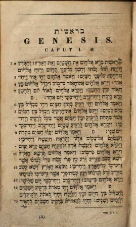 Biblia Hebraica : Secundum ed. Ios. Athiae, Ioannis Leusden, Io. Simonis Aliorumque inprimis Everardi van der Hooght = Torah Neviʾim u-Khetuvim