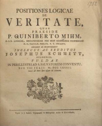 Positiones logicae de veritate