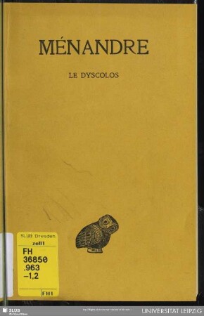 1,2: Le Dyscolos