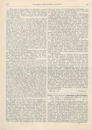 358-360 [Rezension] Duhm, Bernhard, Anmerkungen zu den 12 Propheten