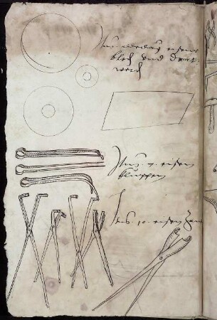 Bleche, Pinzetten, Zangen