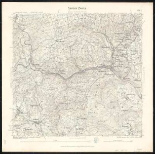 Äquidistantenkarte 152 : Section Zwota, 1893