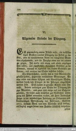 Allgemeine Gründe der Düngung
