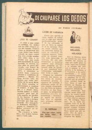 De chuparse los dedos