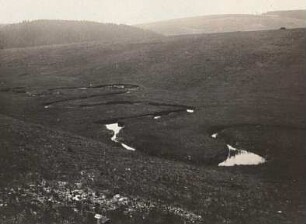 Harz. Windungen der Rappbode südlich von Benneckenstein