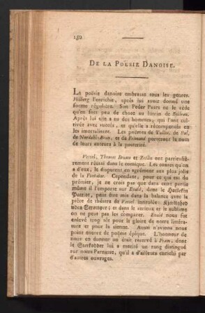 De La Poësie Danoise.