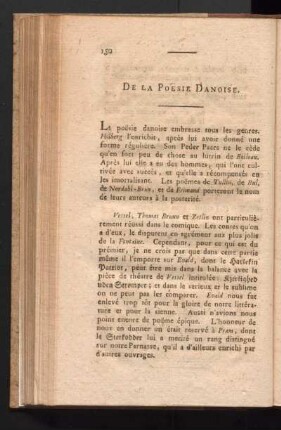 De La Poësie Danoise.