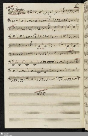1074. Duetto: Guarda pria la mia figura / Paisiello, G.