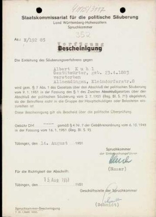 Kuhl, Albert