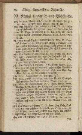 XI. Königl. Ungarisch und Böhmische.