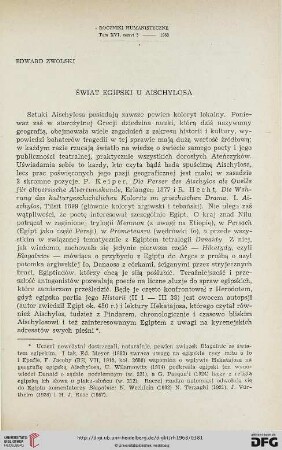 16: Świat egipski u Aischylosa