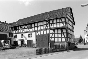 Scheune (Scheune, Fachwerk); Gemünden, Marburger Straße 21