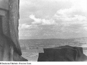 Blick vom Rathausturm auf die Stadt