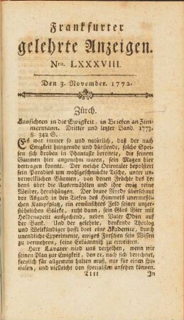 November (Nro. LXXXVIII. - Nro. XCV.)