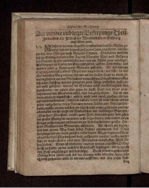 Der vierdte und letzte BefreyungsTheil. In welchen der Proceß der Wunderbahren Erlösung angeführet wird.