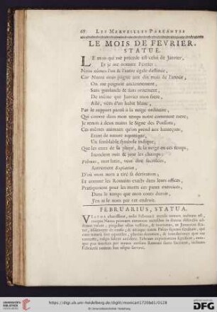 Le mois de Février