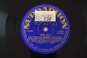 The bat (Die Fledermaus) : Selection; [1. part] / Johann Strauss