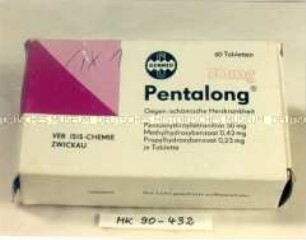 Verpackung für Medikament "Pentalong®"