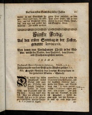 81-100, Fünffte Predig.