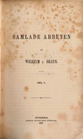 Samlade Arbeten, 1
