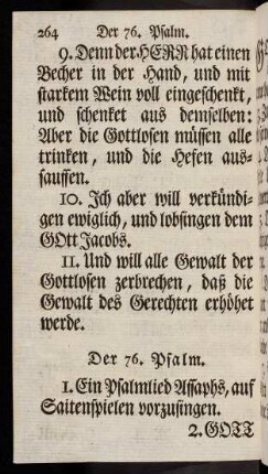 264-271, 76.-77. Psalm.
