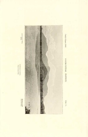 Plate W. North-central province. Ritigala-Kanda. View from N. E.