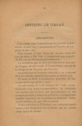 Distrito de Tiagan