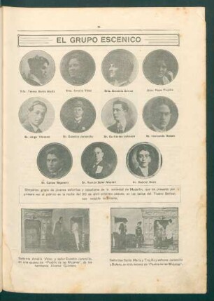 El grupo escénico