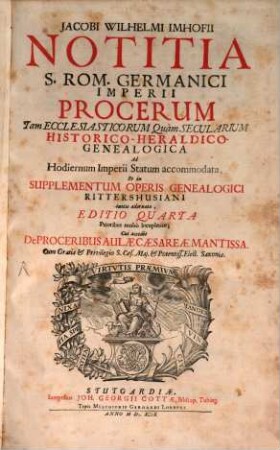 Notitia Rom. germ. imperii procerum