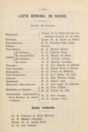 Lista general de socios