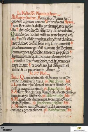 Nachträge zum Proprium de sanctis