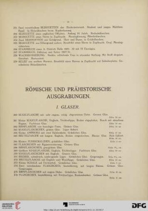 Römische und Prähistorische Ausgrabungen