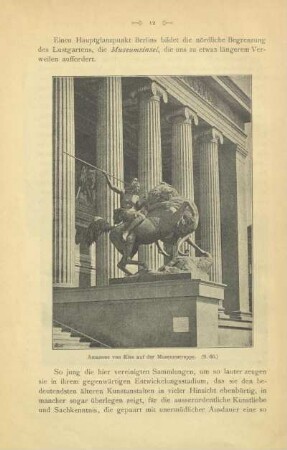 Amazone von Kiss auf der Museumstreppe
