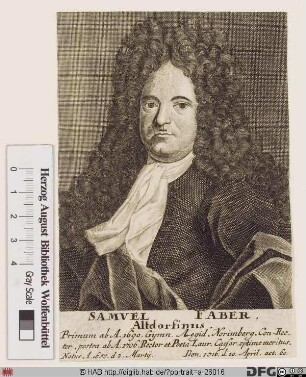 Bildnis Samuel Faber