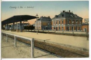 Coswig. Bahnhof