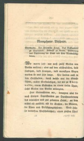 Neunzehnter Abschnitt.