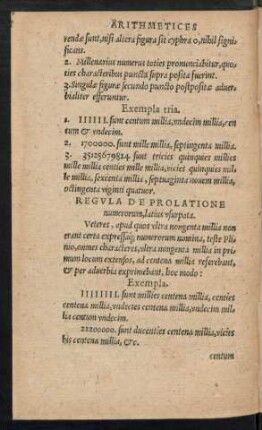 Regula De Prolatione numerorum ...